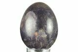 Polished Purple Lepidolite Egg - Madagascar #250894-1